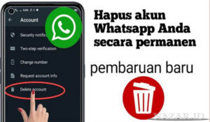 Cara Hapus Akun Whatsapp