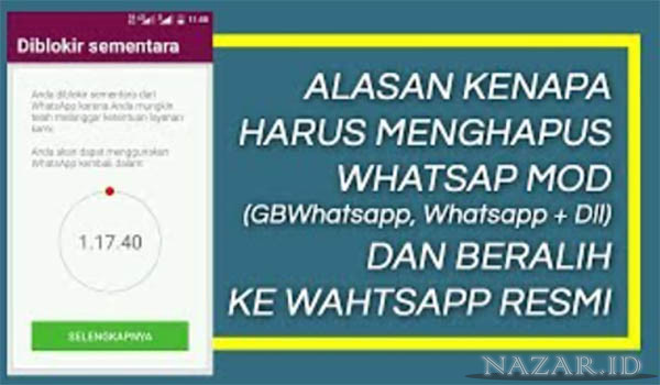 Penjelasan Tentang Beberapa Hal Bahaya Whatsapp Mod Yang Perlu Kamu Ketahui